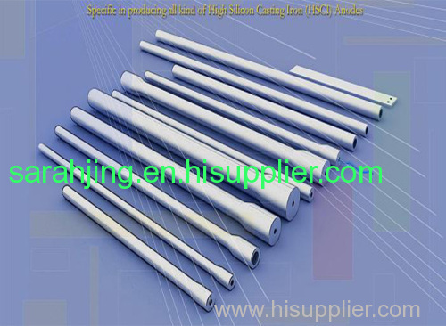 High Silicon Cast Iron Rodlike anode