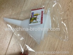 Supply four green plastic funnel set