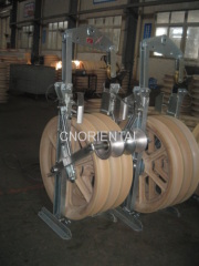 overhead transmission line stringing block