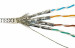 SSTP Cat6a Network Ethernet Lan Cable 500MHz 10 Gigabit , Bare Copper
