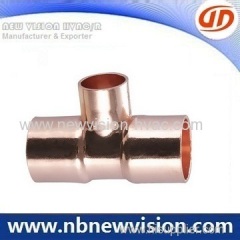 EN1254 End Feed Copper Fittings - Reducing & Equal Tee