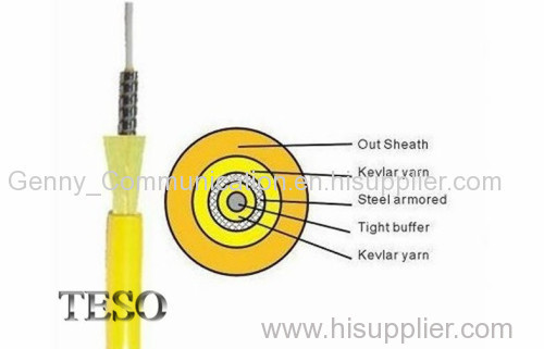 Multi Fiber Optic Network Cable , Fiber Patch Cables with Armored