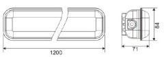 1200mm 19-42W IP65 Linear LED Fitting(Microwave Sensor or Emergency)