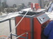 Plastic cutting machine for pipes