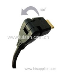 28AWG 30AWG Swivel HDMI cable