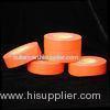 Plastic Flagging Tape , Blue Orange PVC Electrical Tape For Warning Tape