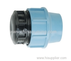 PP End Cap Compression Fittings With Pressure PN16