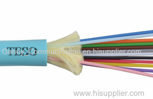 Distribution fiber optical cable , 4-24 core fiber optic cable