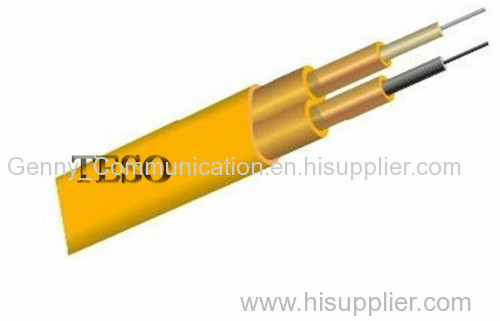 Duplex Fiber Optic Network Cable High Speed , Flat Fiber Optic Cable