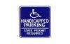 Reflective Safety Signs , PP / PVC Park Signs With Aluminum Stand