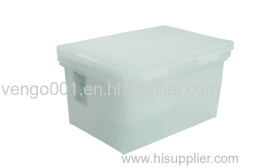 plastic storage box with lid