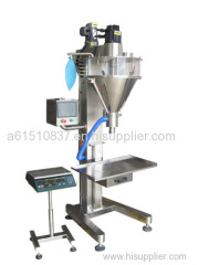 semi-automatic podwer filling machine