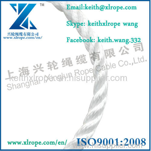 3 strand polyester rope for anchor and dock