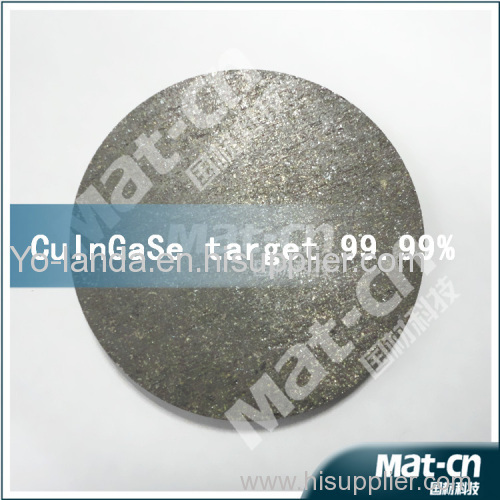 Diameter 50.8mm CuInGaSe target-Copper indium gallium selenide target-sputtering target(Mat-cn)