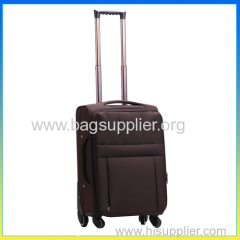 Fahion hot sale soft trolley case carry on luggage set