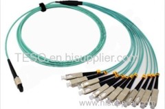 24 Core MPO Fiber Optic Patch Cord For Transmission , Multi Mode
