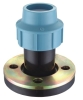 PP Flange Adapter With Zinc-Plated Steel Pipe Fittings