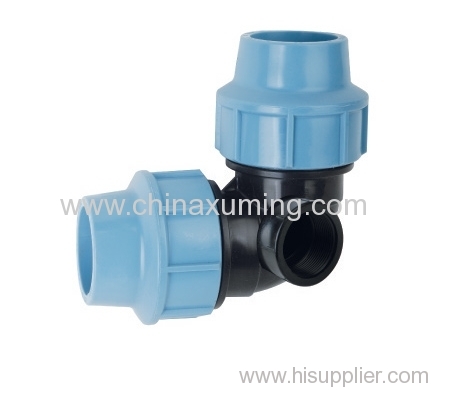 PP 90 Elbow With Lateral Threaded Female Take Off Fittings