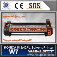 high speed KONICA print head small solvent printer