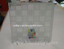 Copper Free Frosted Acid Etched Glass 8mm 6mm , Grey Pink Non Glare Acid Etching Glass