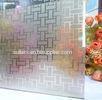 Custom Made Acid Etching Clear Float Glass Mirror Sinoy For Windows / Doors