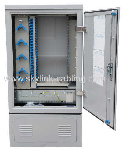 288 cores fiber optic cross connection cabinet