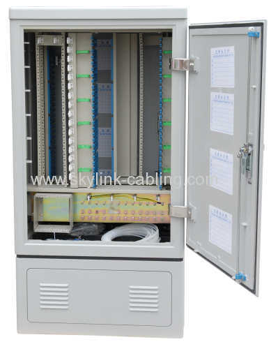 576 cores fiber optic cross connection cabinet