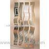 Long Wave / S - Shaped Processed Mirror Glass 3mm For Vestibule , Art Deco Mirror