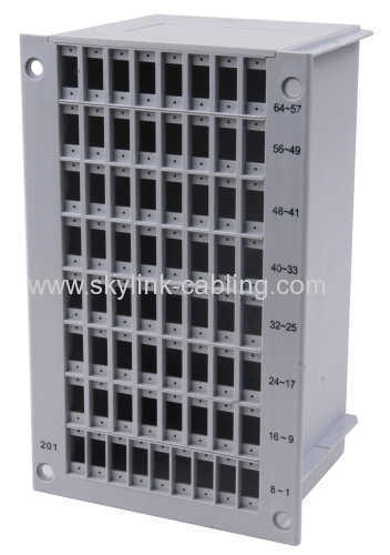 64 core insert type branch box for PLC spliters