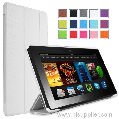 white slim stand case for Amazon All-New Kindle Fire HDX 7 Case