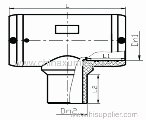 HDPE Electrio Fusion Equal 90 Degree Tee Pipe Fittings