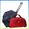 Hot selling polyester foldable travel trolley luggage bag