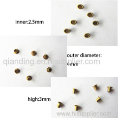 2.5*4*3 MM eyelet for the bags gift shoes