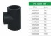 HDPE Socket Fusion Fittings PE Equal Tee