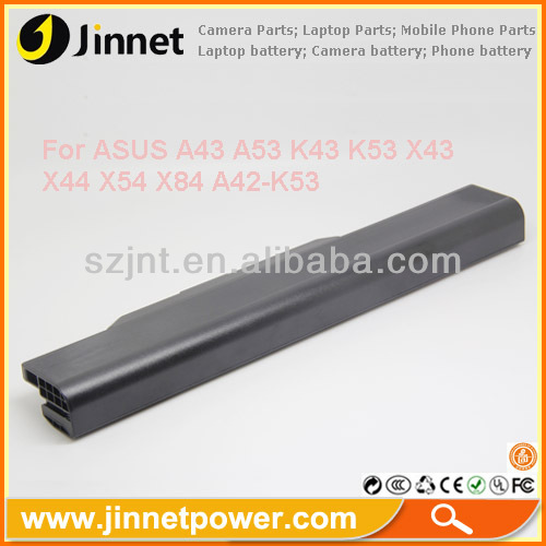 Factory for ASUS X54 X84 series laptop battery A41-K53 A32-K53