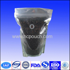 stand up bag with zipper