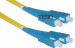 SC / SM Fiber Optic Patch Cord Fire Resistant PVC