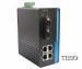 Gigabit Industrial Fiber Media Converter Wall Mounting With FCC Part 15 Class A