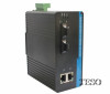 2 TP IP40 10/100/1000M Industrial Fiber Media Converter High Speed For Industrial , DIN-Rail