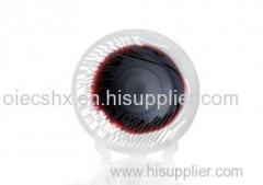 Black & White AMBER Art Glass Ornaments D460mm * H80mm * T460mm