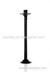 Black Craft Decorative Glass Candle Holders for Exterior Decoration