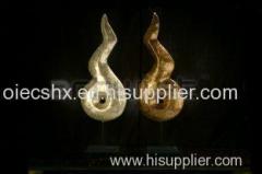 Outdoor Exhibition / Home Decoration Pieces , Resin & Marble Base