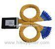 Various Coupling Ratio PLC Fiber Optic Splitter for System and Signal Monitoring