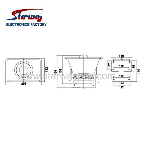 Starway Police Loudspeaker siren speaker