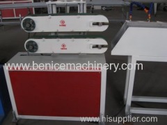 PVC fiber enhancing soft pipe making machine