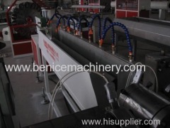 PVC fiber enhancing soft pipe making machine