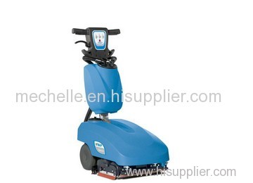 Portable automatic floor scrubber