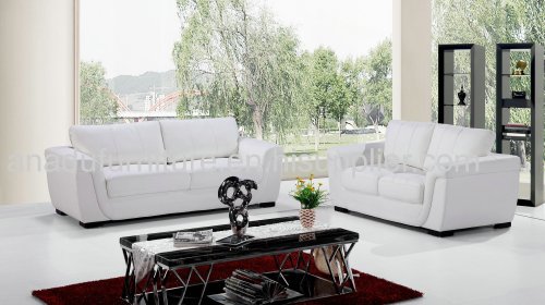 HOT SALE WHITE LEATHER SOFA AL370-C