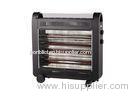 Black Household Carbon Infrared Heater IPX4 with 4 Carbon Fiber Tube Heating