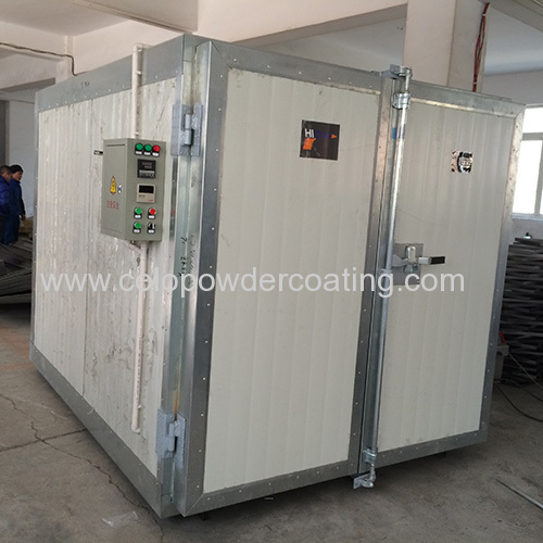 China powder coating oven exported to Spain